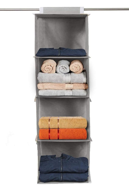 Foldable Closet Storage Multipurpose Organizer with 4 Shelves