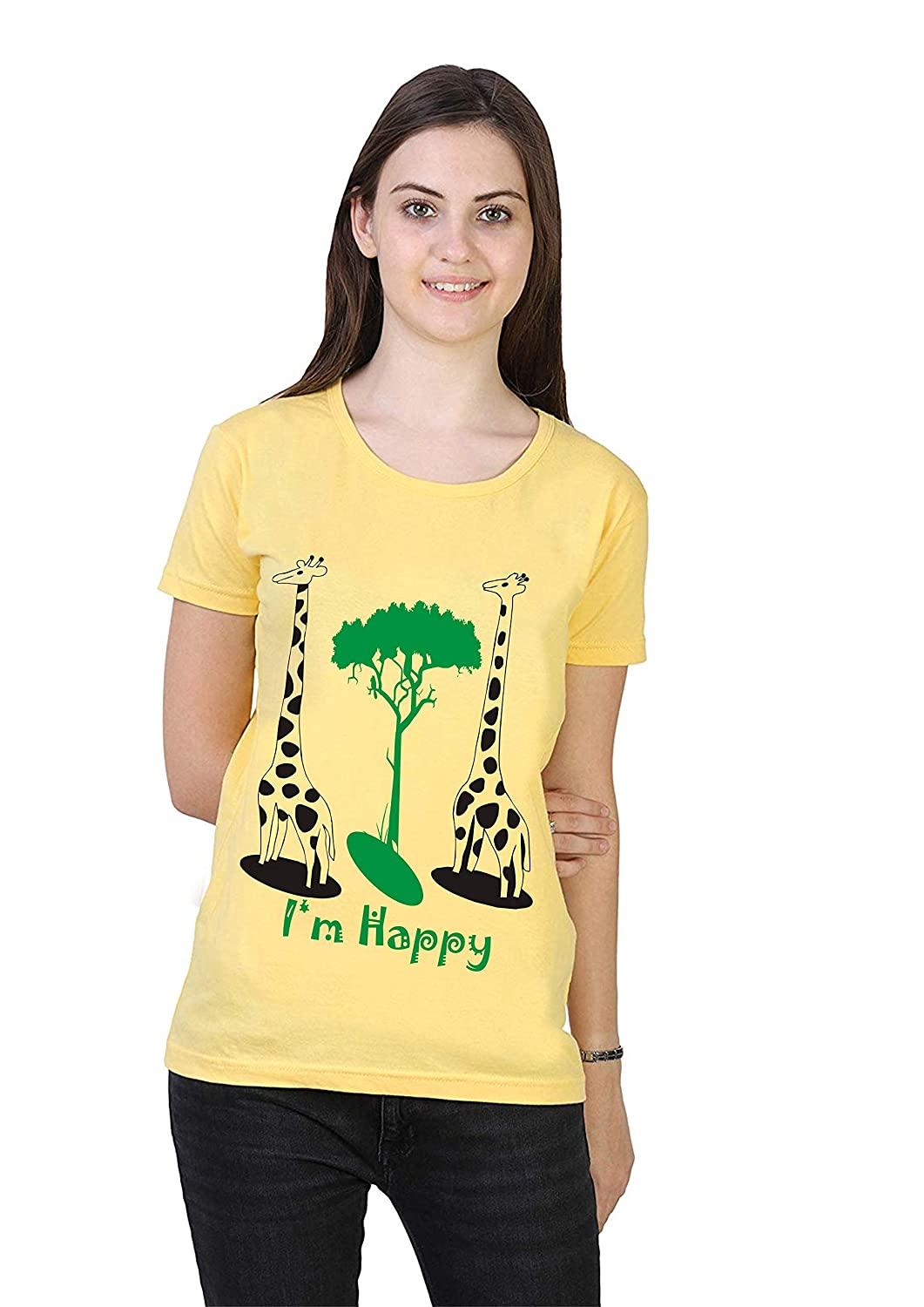 Women's Cotton Printed T-Shirt