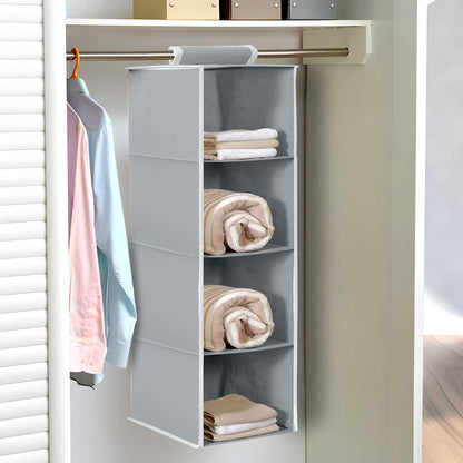 Foldable Closet Storage Multipurpose Organizer with 4 Shelves